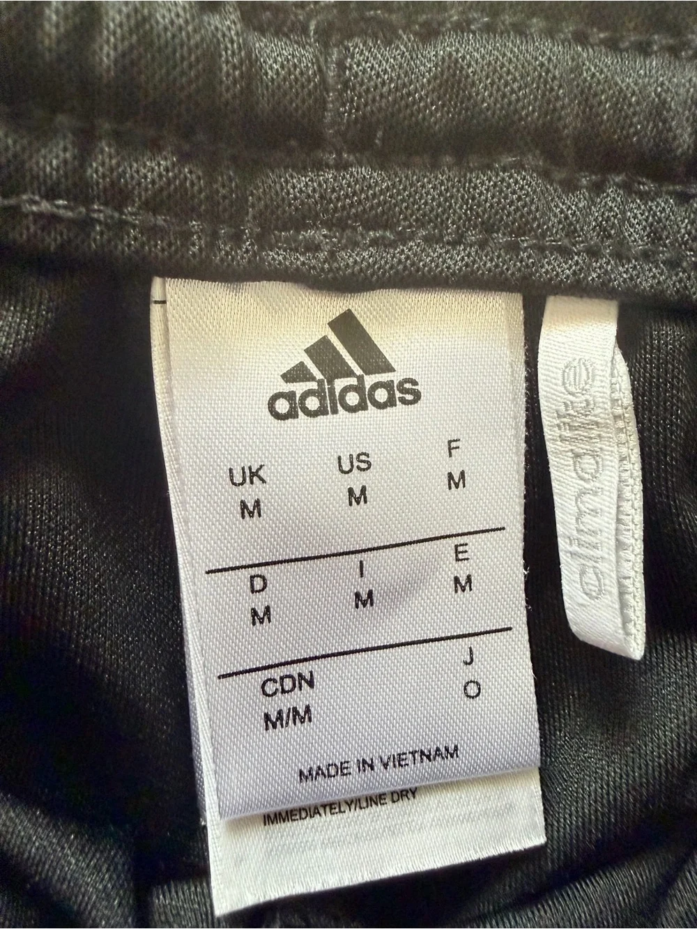 Adidas Youth Medium Black White 3-Stripe Climalite Soccer Shorts Regular Fit